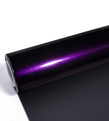 Midnight Purple Car Wrap Companies Glossy Metallic Vinyl Car Body Film