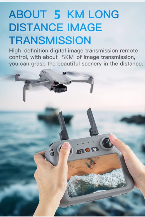 Load image into Gallery viewer, GPS Brushless 3 Axis Gimbal 5.5InTouch Screen FPV RC Drone 8K 5KM Image Transmittion Smart Follow Me Remote Control Quadcopter
