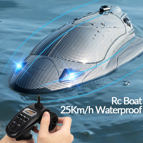 Load image into Gallery viewer, Rc Boat High Speed Racing Ship 25Km/h Waterproof Rechargeable Model Electric Radio Remote Control Speedboat Toys for Boys Gift
