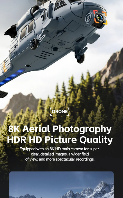 Load image into Gallery viewer, Helicopter 4DRC L2 RC 8K Aerial Camera Built in Screen Remote Control 6Axis Gyro
