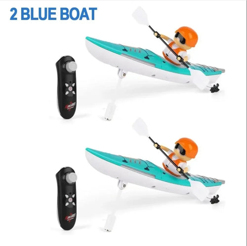 Load image into Gallery viewer, HC-810 RC Boat RTR 2.4G 15km/h Brushed Motor Paddle Remote Control Rowing LED Lights 360 Driving Dual Modes Waterproof Ship
