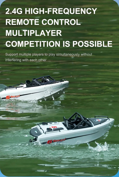 Load image into Gallery viewer, Toy Boat 1/12 Remote Control Go Kart 2.4G High-Speed Vortex Spray Brushless Water Electric Cool Boy Ship Model
