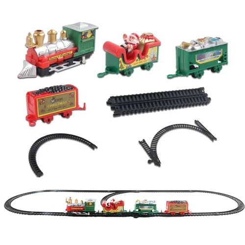 Load image into Gallery viewer, Christmas Train Set Assemble Railway Tracks Toys Decor Christmas Tree Train Gift Toy For Kids Birthday Party Gift Christmas Gift

