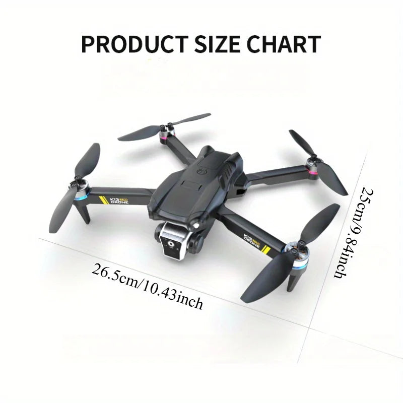 K13 MAX Aerial Drone, Featuring Powerful Drive From Brushless Motor and High-definition Dual Cameras - A New Year Gift