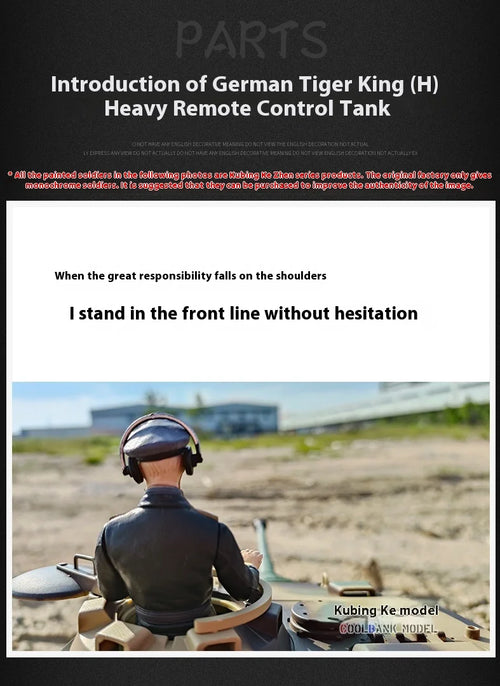 Load image into Gallery viewer, Henglong German Tiger King Remote-Controlled Tank 1/16 Metal Toy Car Professional Electric Tracked Off-Road Military Tank Model
