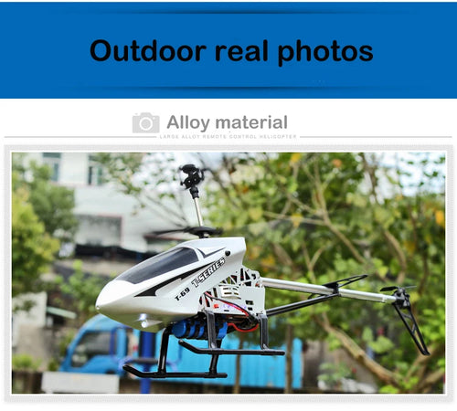 Load image into Gallery viewer, Rc Helicopter With Remote Control Extra Durable Big Plane Toy For Kids Drone Model Outdoor 3.5CH 80cm Aircraft Large Helicoptero
