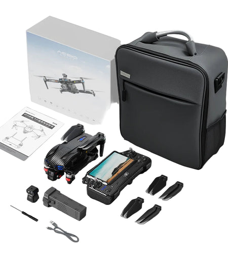 AE60 Ultra Professional Drone With 8K Camera GPS 3-Axis Gimbal Obstacle Avoidance Touch Screen FPV Brushless RC Drones Boy Toys