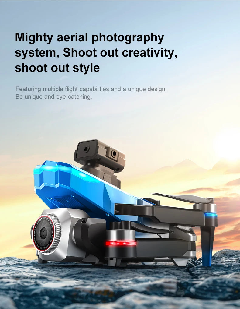 K16 Uav Aerial Photography 8K High-Definition Camera Screen Controlled Version Foldable Four-Axis Remote Control Aircraft Toys