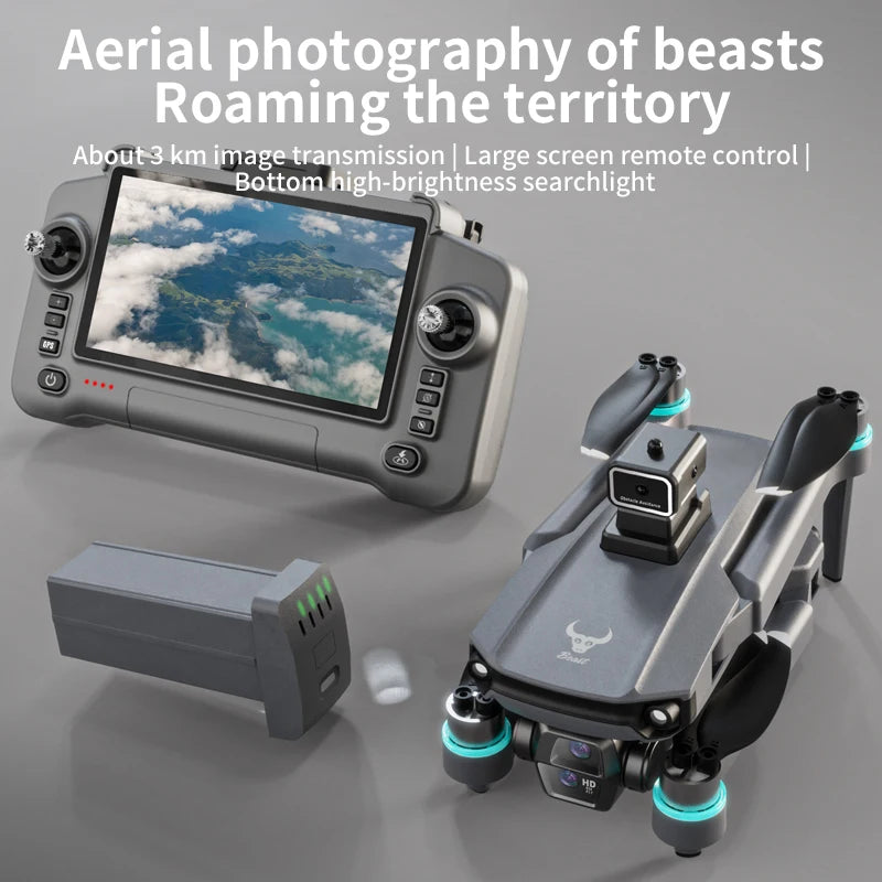 SG603 Pro Drone GPS 8K HD Camera Aerial EIS Anti-Shaking 5G WIFI Folding Drones Brushless Obstacle Avoidance Touchscreen RC UAV