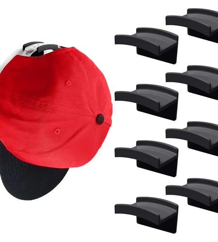 10pc Wall Caps Holder Hat Hook Wall Coat Rack for Hanging Clothes To Hang Cap Hanger Storage Clothing Wardrobe Home Organization