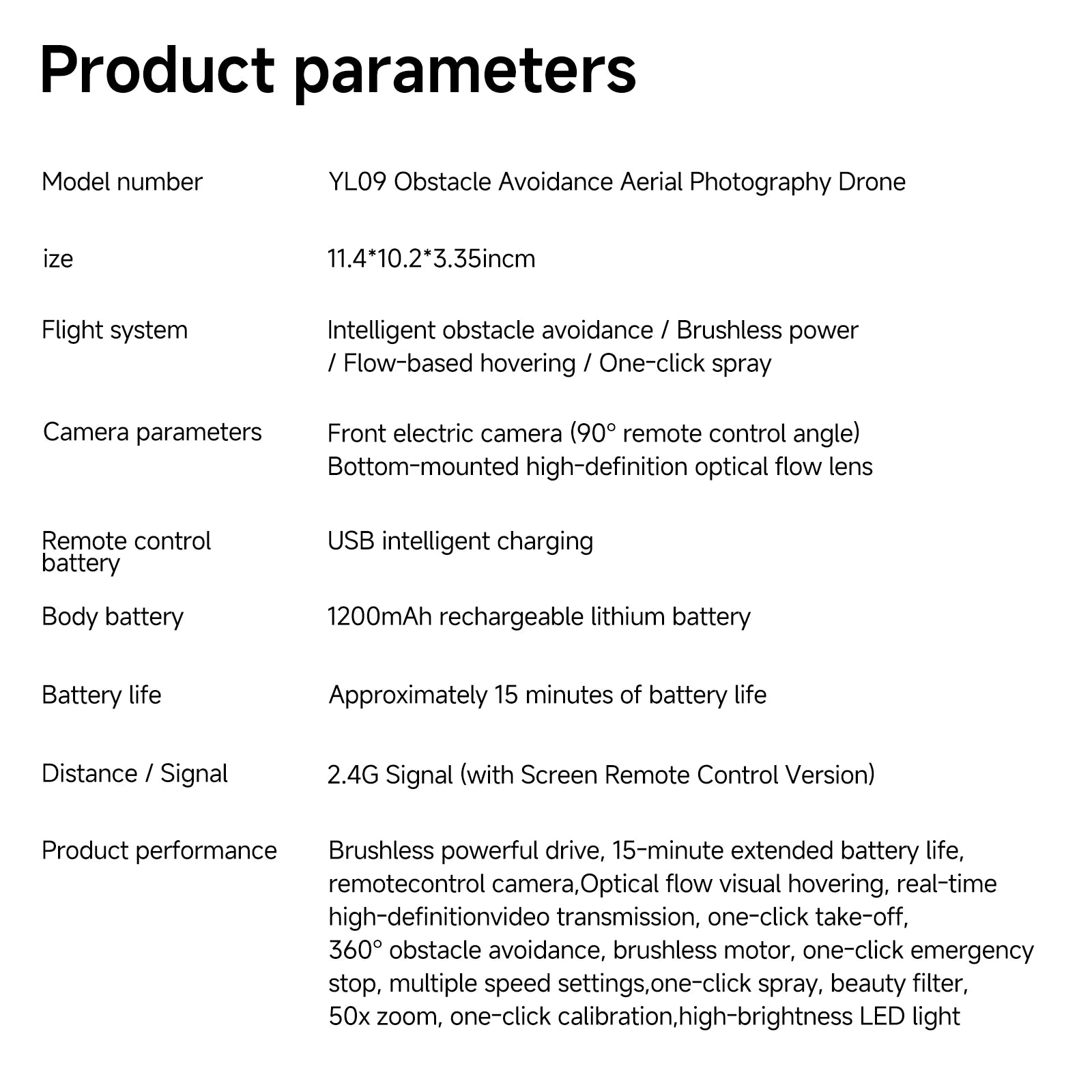 NEW YL09 Drone With Screen Remote Control 8K HD Dual Camera Brushless Motor Obstacle Avoidance Foldable FPV Quadcopter RC Drones