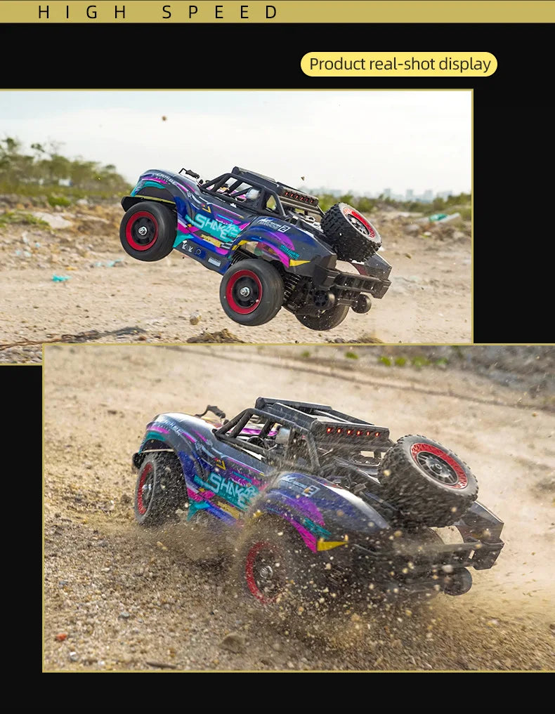 Jjrc C8820 Carbon Brush Full Scale Remote Control Car 4wd Short Truck Off-Road Professional Racing High-Speed Car Adult Rc Toys