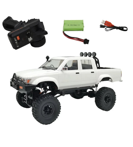 4x4 rc C64-1 New WPL RC CAR 1/16 2.4G Full Scale 4WD Adults Climbing Car Off Road Vehicle C24 Pickup Truck Remote Control Boy Model Toy