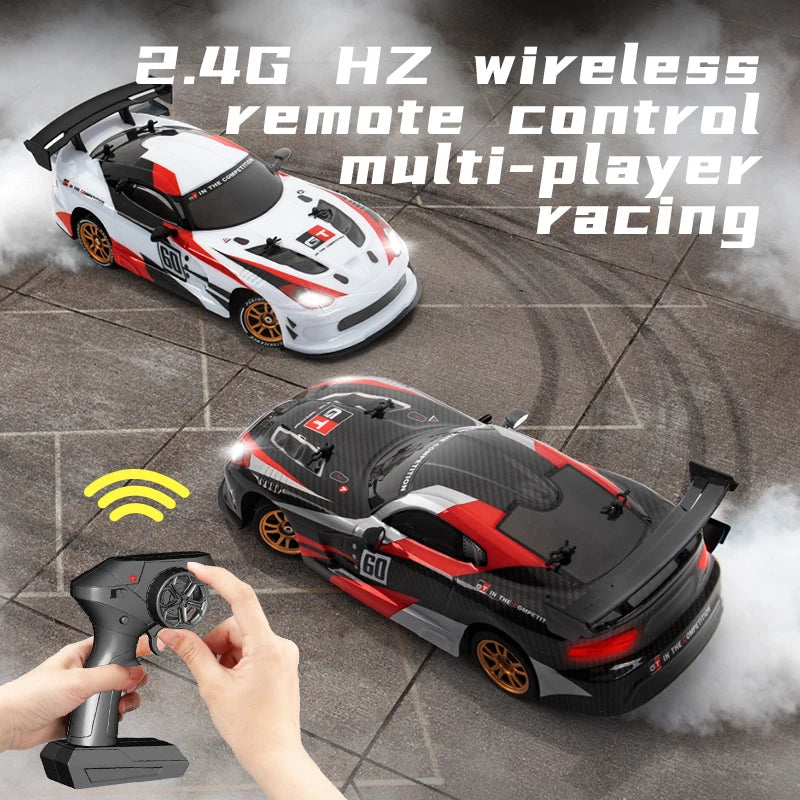 High Speed Driftable Remote Control Racing Car Kids Toys Electric RC Car Competitive Retrofittable Tire 4WD Model