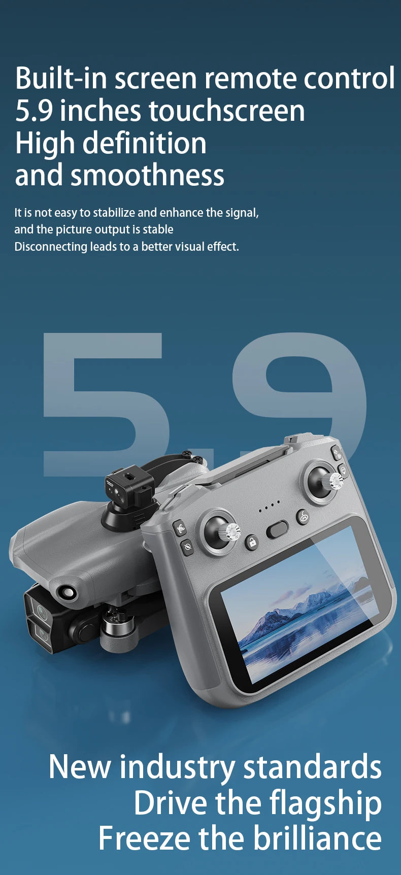 L300 Ultra Professional Drone 4K HD Wide Angle Camera 5G GPS WiFi FPV  RC Drone 360° Quadcopter Toys for Obstacle Avoidance