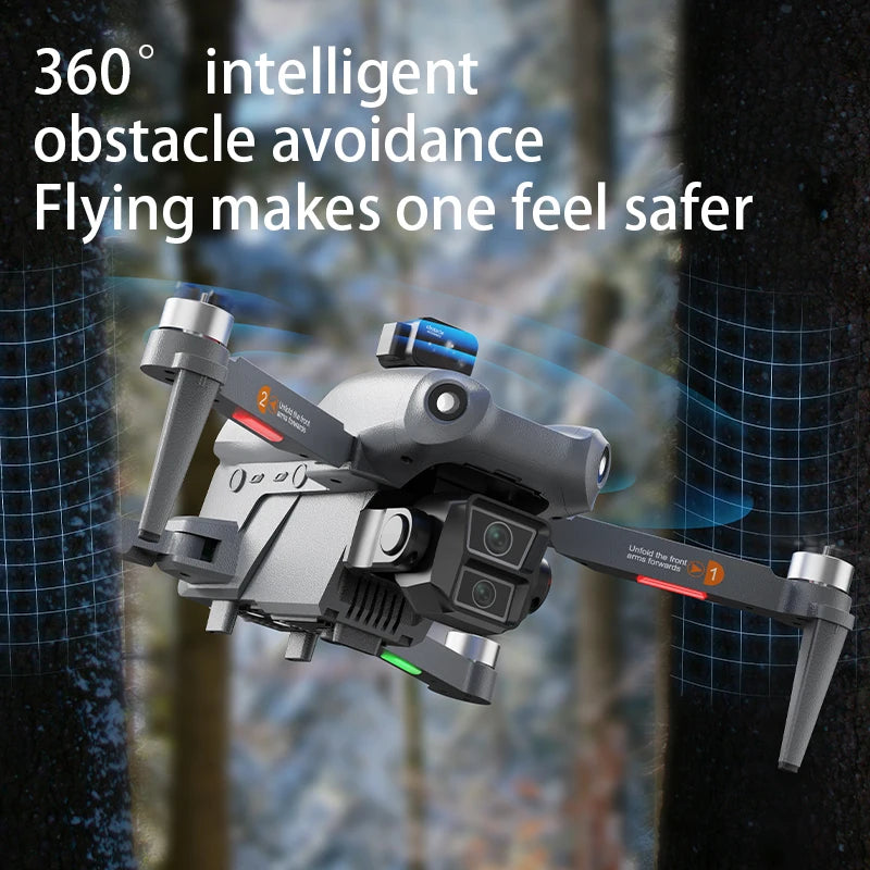 L300 Ultra Professional Drone 4K HD Wide Angle Camera 5G GPS WiFi FPV  RC Drone 360° Quadcopter Toys for Obstacle Avoidance