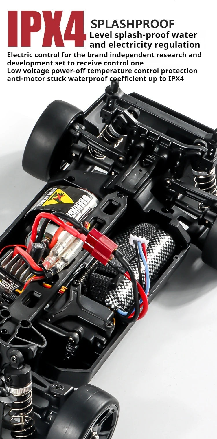 Remote Control Toy Race Car 1:14 Scale - High Speed 4x4 Off-Road RC Climbing Drift Car, Gift for Boys