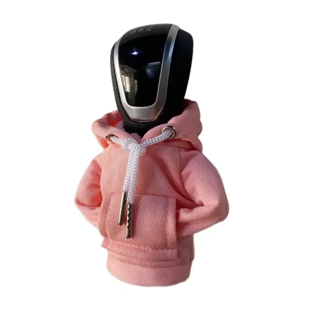 Hoodie Car Gear Shift Cover Fashion Gearshift Hoodie Car Gear Shift Knob Cover Manual Handle Gear Sweatshirt Change Lever Cover