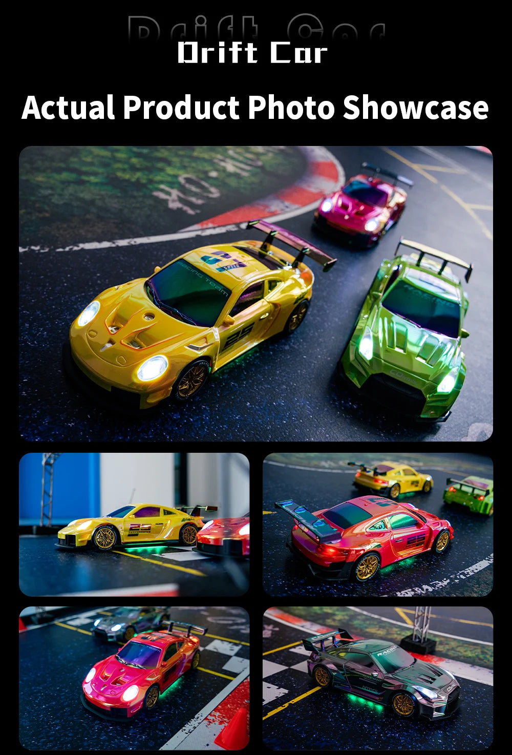 2026 New Q228 1:24 Drift Rc Car Four-wheel Remote-Controlled Racing Car Full Proportions Desk Competition Toy Boys Ideal Gifts