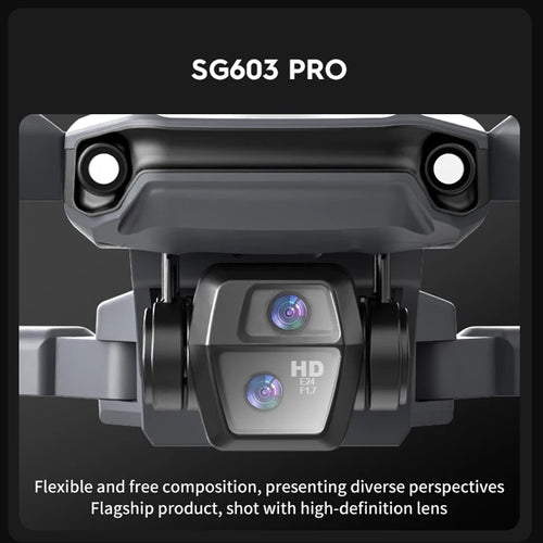 Load image into Gallery viewer, SG603 Pro Drone GPS 8K HD Camera Aerial EIS Anti-Shaking 5G WIFI Folding Drones Brushless Obstacle Avoidance Touchscreen RC UAV
