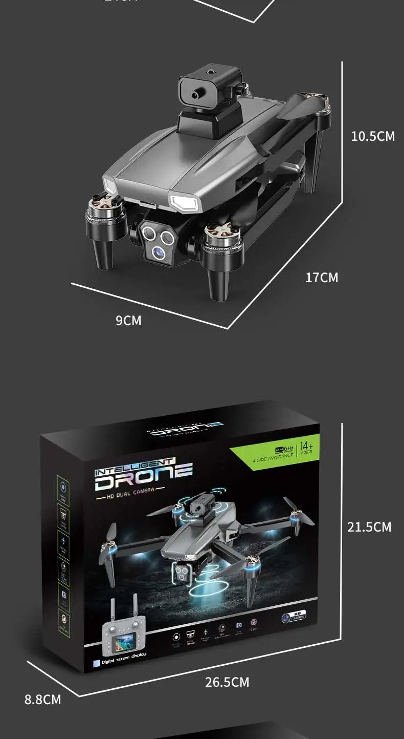2025 Professional HD 930 Drone 4K Dual WiFi FPV Quadcopter With Obstacle Avoidance For Aerial Photography Remote Control Drones