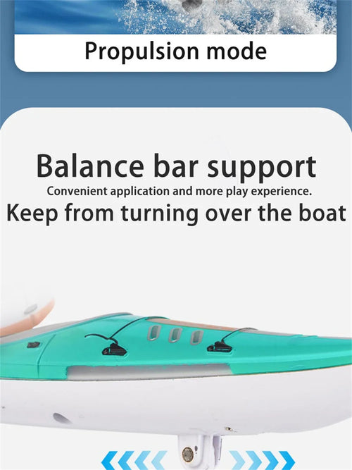 Load image into Gallery viewer, HC-810 RC Boat RTR 2.4G 15km/h Brushed Motor Paddle Remote Control Rowing LED Lights 360 Driving Dual Modes Waterproof Ship

