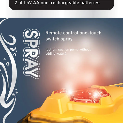 Load image into Gallery viewer, 2.4GHz Rc Boat Toys Remote Control Boat Waterproof Spray Swimming Pool Bathing RC Steamboat For Boys And Girls Children Gift
