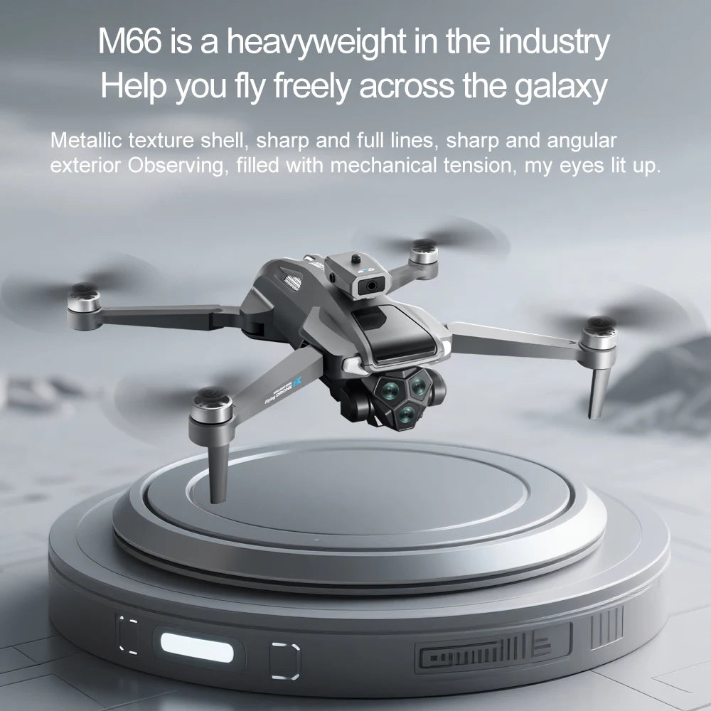 2025 New M66 Drone HD Folding Remote Control With Camera And Screen 5G FPV Camera Quadcopter Brushless Motor RC Quadcopter