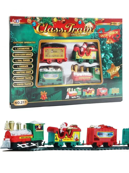 Load image into Gallery viewer, Christmas Train Set Assemble Railway Tracks Toys Decor Christmas Tree Train Gift Toy For Kids Birthday Party Gift Christmas Gift
