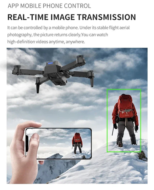 Load image into Gallery viewer, 2024 E99Pro RC Drone 4K Professinal With 1080P Wide Angle HD Camera Foldable Helicopter WIFI FPV Height Hold Gift Toy

