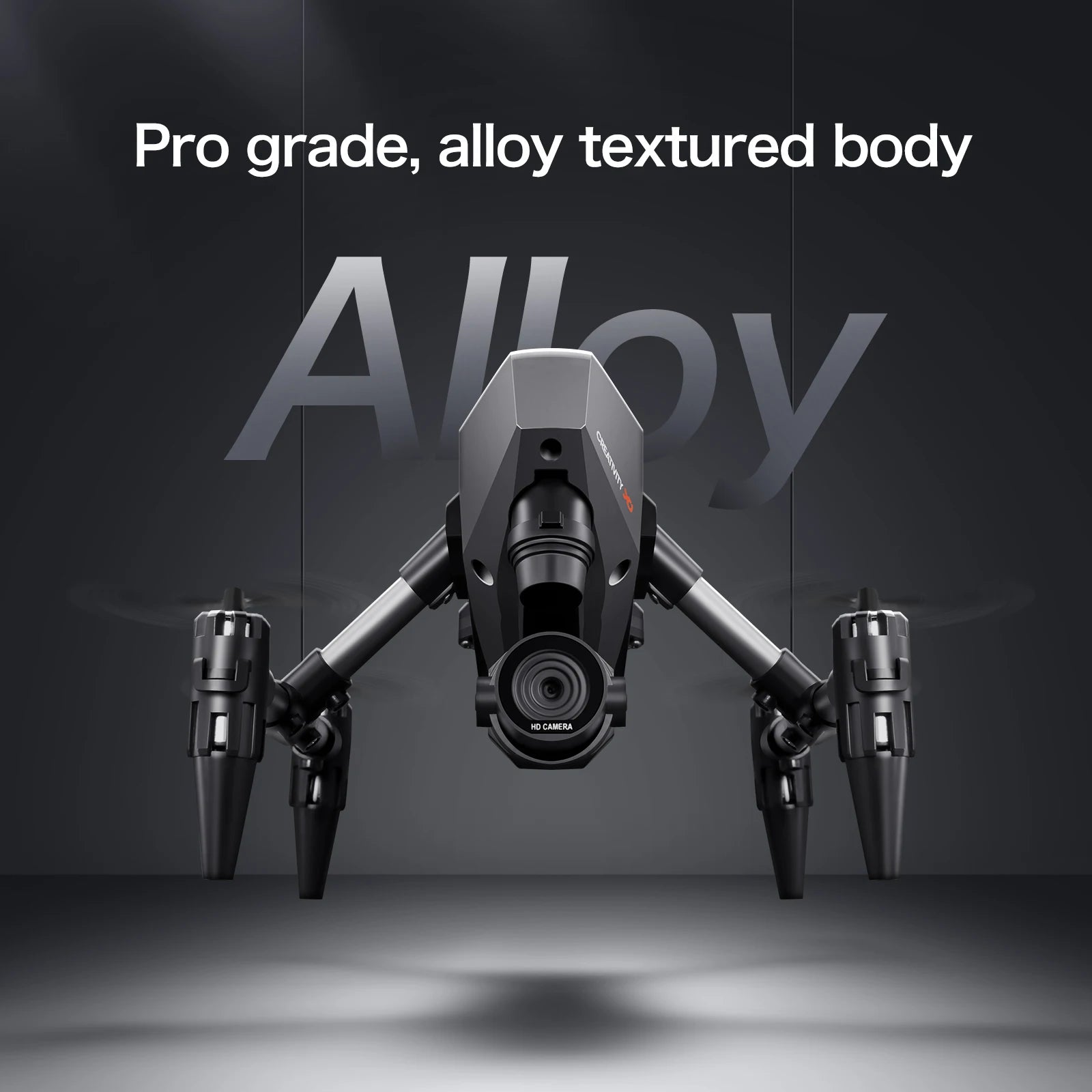 XD1 8K HD dual camera aerial camera, alloy anti-drop mini drone 2.4GWiFi drone foldable four-axis aerial camera