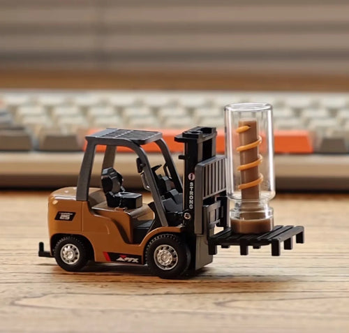 Load image into Gallery viewer, New 1/64 Remote-Controlled Alloy Forklift Engineering Vehicle Tabletop Toys Model Collection Gift For Boys
