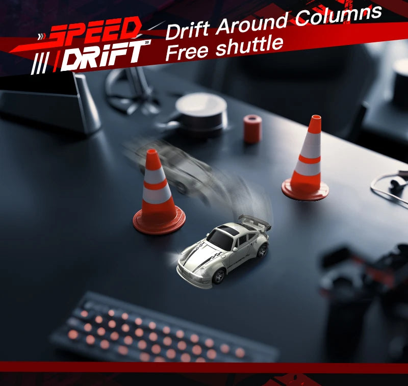 2025 New Kf20 1:64 Drift Rc Car Four-wheel remote-controlled racing car Full proportions Desk Competition Toy Boys Ideal gifts.