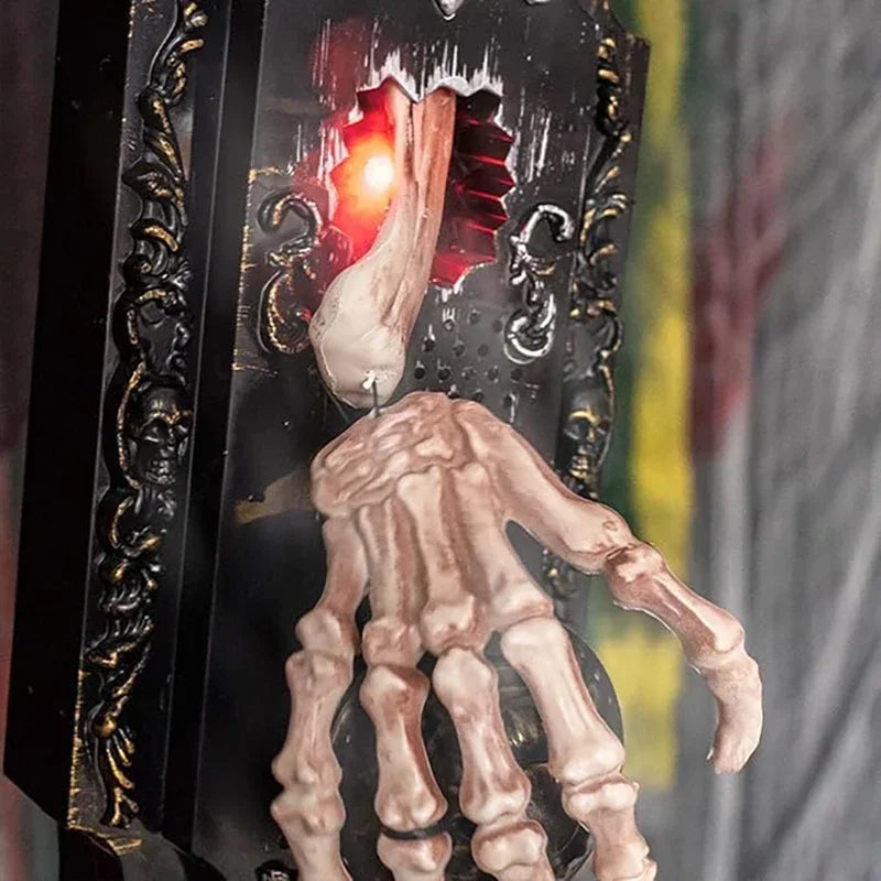 Halloween Funny Doorbell Induction Spray Doorbell Sound Induction Venue Layout Haunted House Halloween Terror