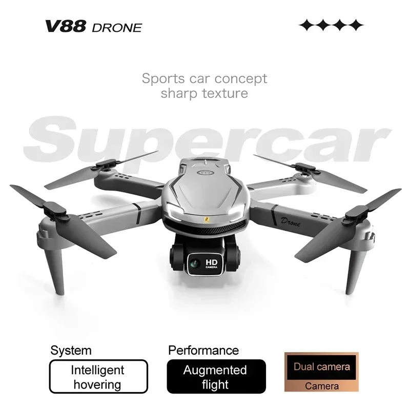 GISAEV V88 Drone 8K 5G GPS Professional HD Aerial Photography Remote Control Aircraft HD Dual Camera Quadcopter Toy UAV