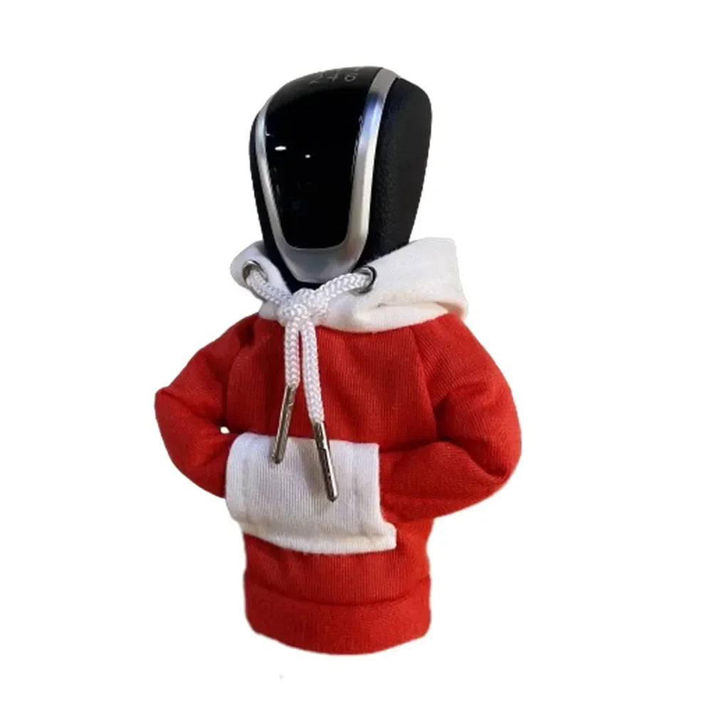 Hoodie Car Gear Shift Cover Fashion Gearshift Hoodie Car Gear Shift Knob Cover Manual Handle Gear Sweatshirt Change Lever Cover