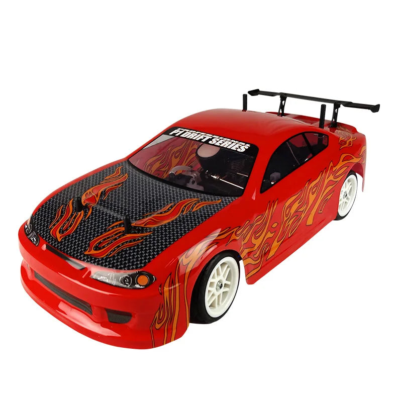 New Rc 1/10 Flat Sports Car Remote Control Model Toy Vrx Reiz Howe Rh1004 Two-Speed Methanol Fuel Gasoline Toy Model Car