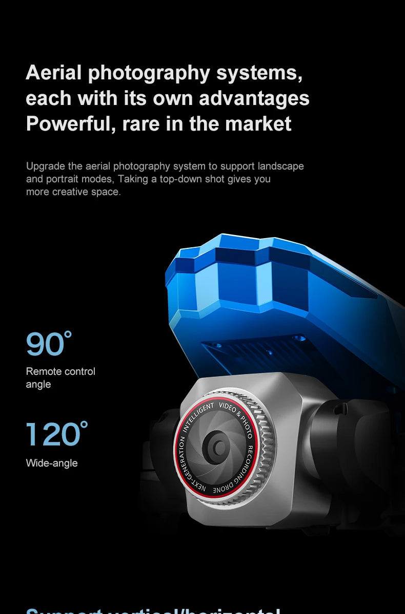 K16 Uav Aerial Photography 8K High-Definition Camera Screen Controlled Version Foldable Four-Axis Remote Control Aircraft Toys