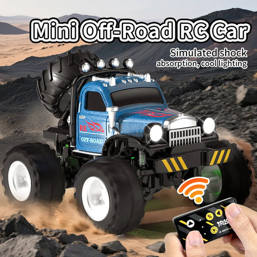 Load image into Gallery viewer, RC, New 1:64 Rc Car Mini 2.4Ghz City Road Handle High Speed Alloy All Terrain Remote Control Car Dual Control Children&#39;s Toys Gifts
