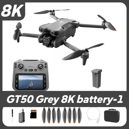 Load image into Gallery viewer, GT50 Drone 4.3-Inch Screen Remote Control 8K EIS 183g Lightweight Beginner Foldable GPS Quadcopter for Adults Travel
