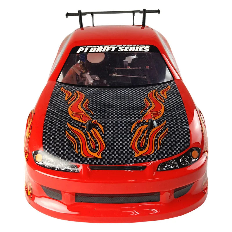 New Rc 1/10 Flat Sports Car Remote Control Model Toy Vrx Reiz Howe Rh1004 Two-Speed Methanol Fuel Gasoline Toy Model Car