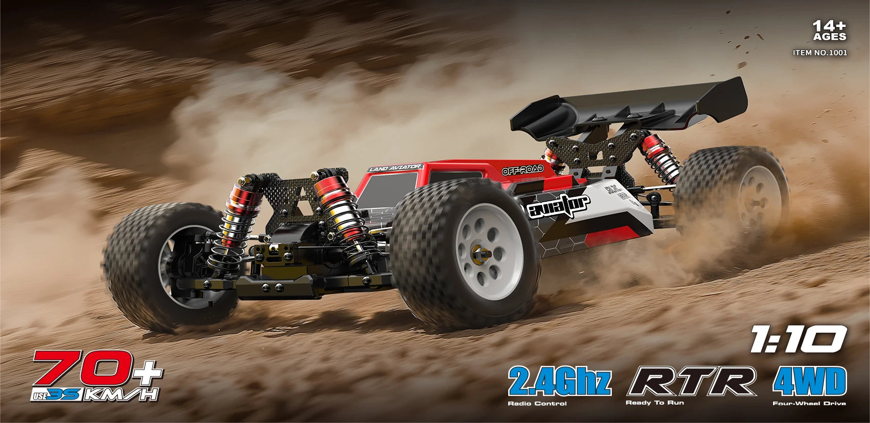 JBL 1/10 RC Car 4x4 RTR Electric Off-Road Crawler Brushless 2.4G High Speed Remote Control Climbing Vehicle Model Toys