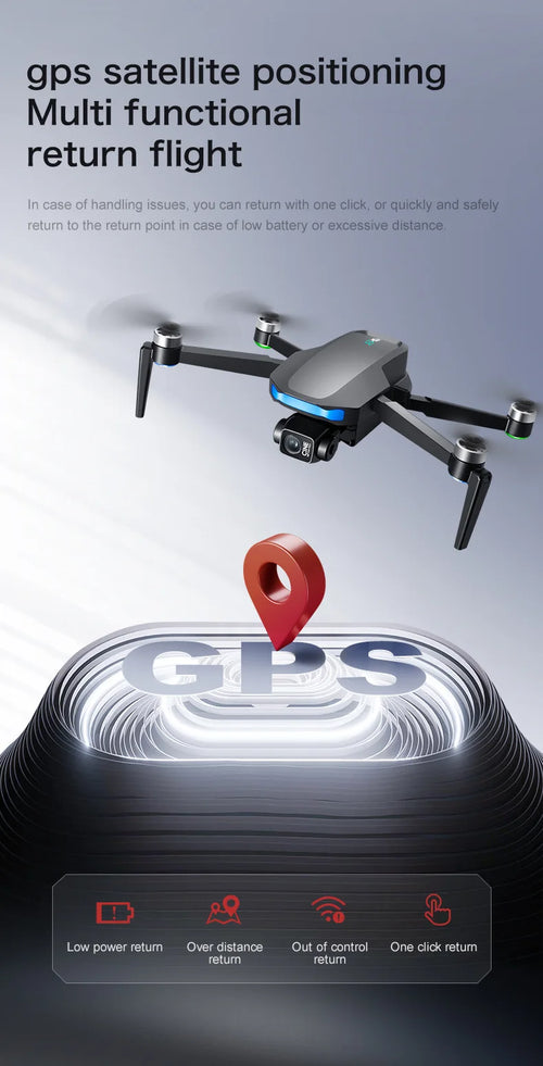 Load image into Gallery viewer, New S-X1 Quadcopter Drone: 4K Camera, 3-Axis Gimbal w/EIS, 5G GPS | Pro Aerial Photo Gift with Foldable Design
