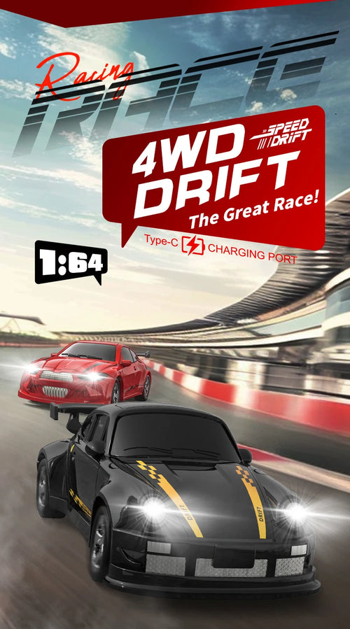 Load image into Gallery viewer, 2025 New Kf20 1:64 Drift Rc Car Four-wheel remote-controlled racing car Full proportions Desk Competition Toy Boys Ideal gifts.
