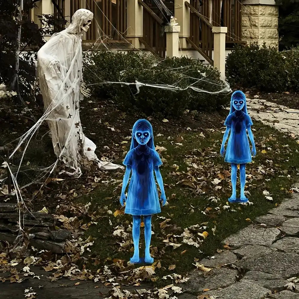 Halloween Decorations Large Scary Ghost Spooky Movie Halloween Door Banner Indoor Outdoor Haunted House Themed Decoration