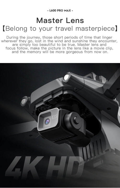 Load image into Gallery viewer, 2025 New L600 PRO MAX GPS Drone 5KM 4K Professional HD Dual Camera 3-Axis Gimbal 360 Obstacle Avoidance Brushless Quadcopter Toy
