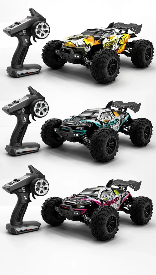 Load image into Gallery viewer, 1:16 80km/h Brushless RC Drift Car With LED Lights 4WD Electric High Speed Racing Remote Control Monster Truck for Kids Adults
