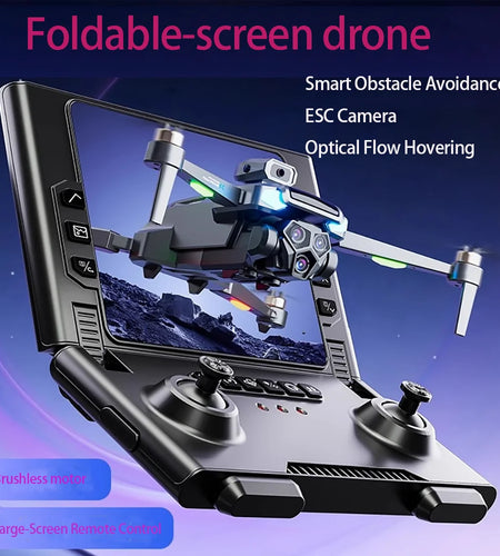 2025 New M66 Drone HD Folding Remote Control With Camera And Screen 5G FPV Camera Quadcopter Brushless Motor RC Quadcopter