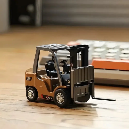 Load image into Gallery viewer, New 1/64 Remote-Controlled Alloy Forklift Engineering Vehicle Tabletop Toys Model Collection Gift For Boys
