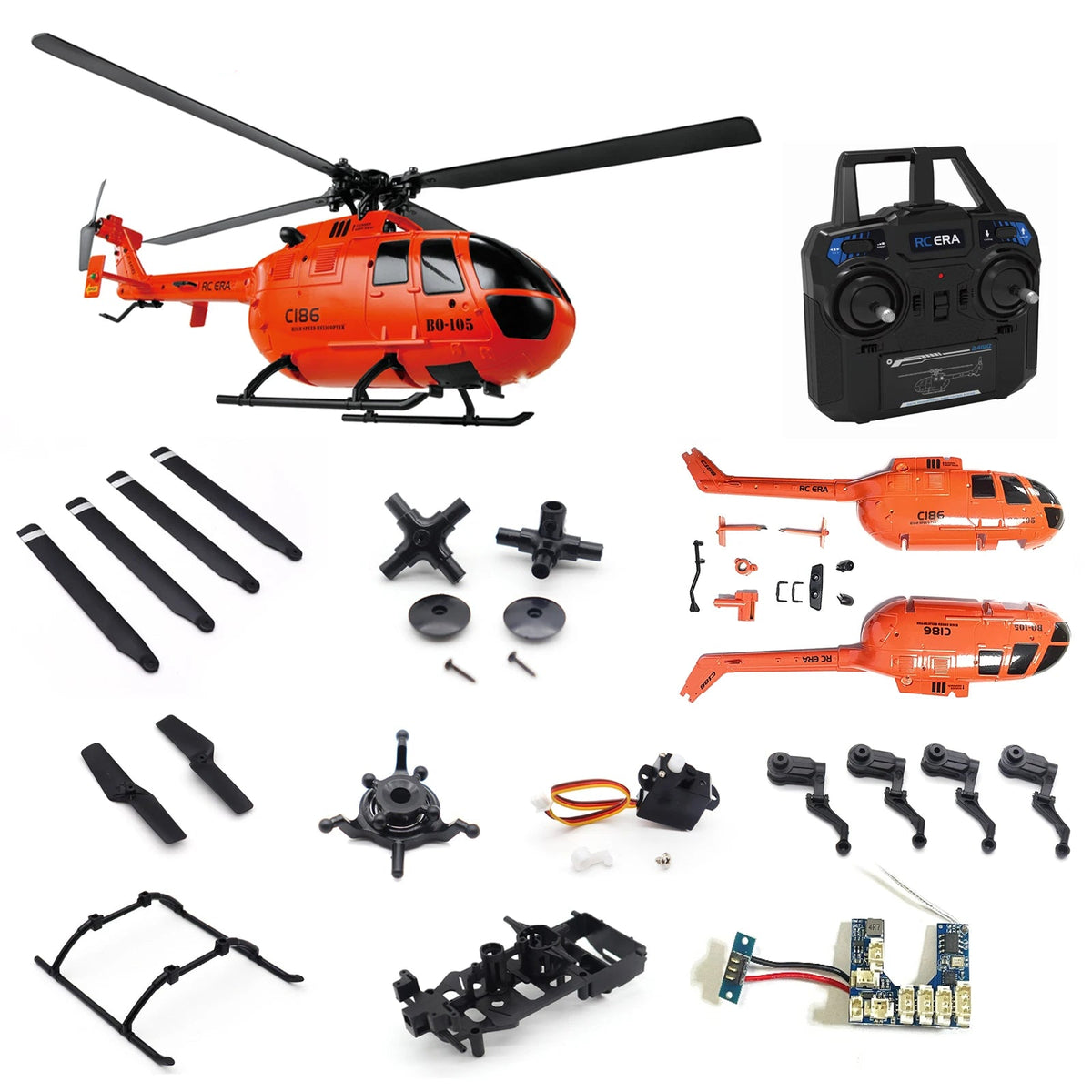 RC C186 helicopter Spare Parts – Little bag of goodies